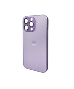 Чохол AG Glass Matt Frame Color для iPhone 15 Pro Max, Light Purple