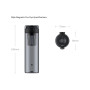 Магнитная бутылка для воды и чая Xiaomi Mijia Magnetic Tea Storage, Black