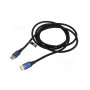 Відео кабель Vention Cotton Braided HDMI-A Male to Male HD v2.1 8K 5м, Blue