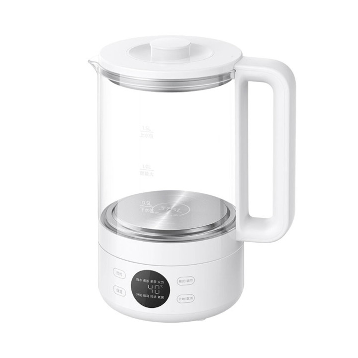 Розумний чайник Xiaomi Mijia Kettle S1 з перехідником на EU розетку 1000W, White