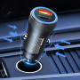 Автомобильное зарядное устройство REMAX RCC335 30W PD+QC 1A+1C, Grey