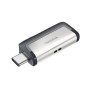 USB Флешка Flash SanDisk USB 3.1 Ultra Dual Type-C 64Gb (150 Mb/s), Silver