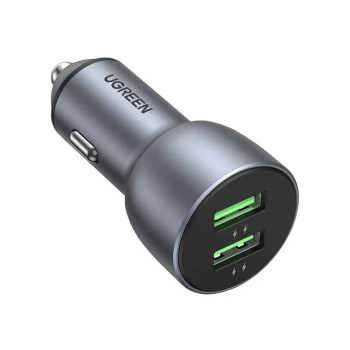 Автомобільний зарядний пристрій UGREEN CD213 Fast Car Charger QC3.0 3А, Dark Blue