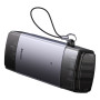 USB-хаб Baseus Lite Series USB-A / Type-C to SD / TF Card Reader, Grey