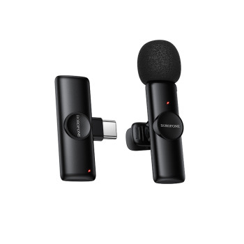 Беспроводная микрофонная система BOROFONE BFK16 Type-C, Black