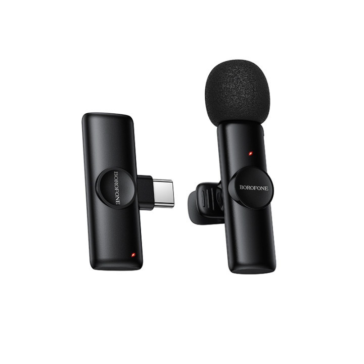 Беспроводная микрофонная система BOROFONE BFK16 Type-C, Black