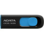 USB флешка Flash Drive A-DATA UV 128 USB 3.2 64Gb, Black / Blue