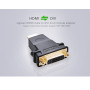 Адаптер UGREEN UGR-20123 HDMI Male to DVI (24+5) Female, Black