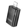 Перехідник HOCO UA36 Lightning male to USB female, Black