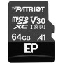 Карта пам'яті Patriot EP Series microSDXC (UHS-1 U3) 64Gb class 10, Black