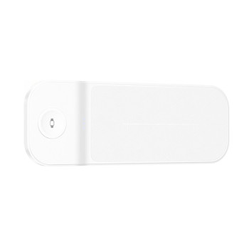 Беспроводное зарядное устройство HOCO CQ6 Power 3-in-1 15W 3A, White