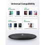 Бездротовий зарядний пристрій UGREEN CD186 2A 15Вт Wireless Charging Pad, Black