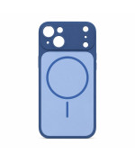 Чехол Silicone MAG COVER для iPhone 15, Dark Blue