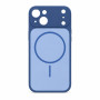 Чехол Silicone MAG COVER для iPhone 15, Dark Blue