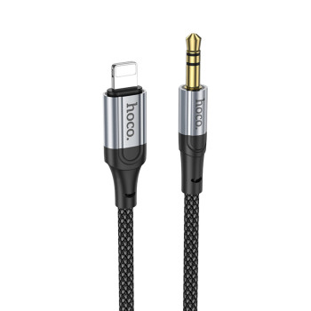 Аудио-кабель HOCO UPA26 AUX to Lightning 1m, Black