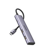 USB - Хаб UGREEN Type-C to 2 × USB-A 3.0, 2 × USB-C 3.0, Space-Gray