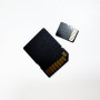 Карта памяти  Wibrand microSDXC (adapter SD) 128Gb class 10, Black