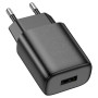 Мережевий зарядний пристрій HOCO C134A 12 W 2.4 A, Black
