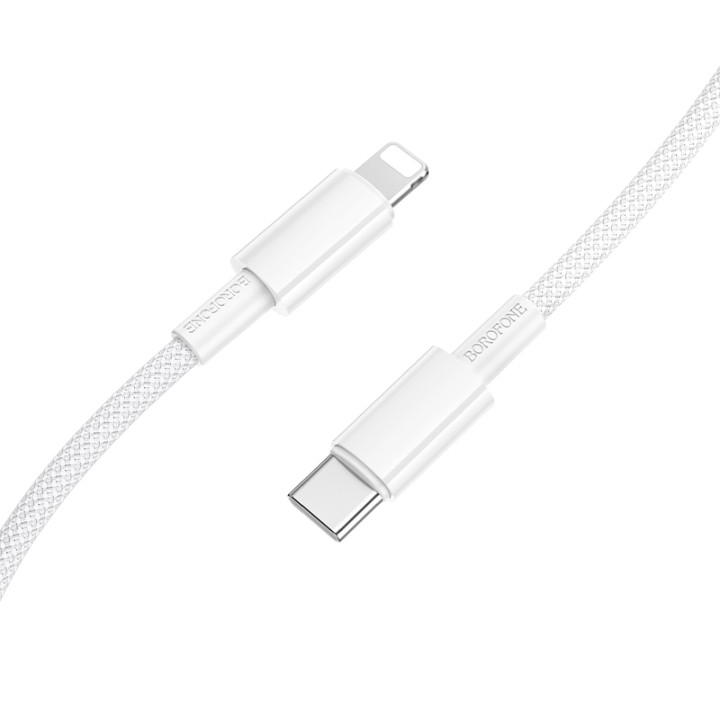 Data - кабель BOROFONE BX117 Type-C to Lightning, White