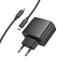 Мережевий зарядний пристрій HOCO CS63A Bright PD65W / QC4.0 3.25A, Black