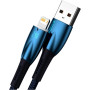 USB Data Кабель Baseus Glimmer Series USB to Lightning 2.4A 2m, Blue