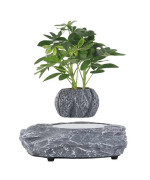 Магнитный левитационный горшок для растений HCNT Magnetic Levitating Pot M5B-P, Grey