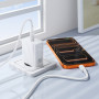 Сетевое зарядное устройство BOROFONE BA109A PD40W с кабелем USB-C to USB-C, White