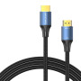 Відео кабель Vention Cotton Braided HDMI-A Male to Male HD v2.1 8K 5м, Blue