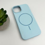 Чохол Cosmic Silicone Case Magnetic для iPhone 15, Sky Blue