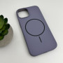 Чехол Cosmic Silicone Case Magnetic для iPhone 14, Lavender Grey