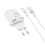 Мережевий зарядний пристрій BOROFONE BA36A PD18W / QC3.0 cable USB to Type-C, White