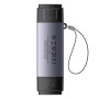 USB-хаб Baseus Lite Series USB-A / Type-C to SD / TF Card Reader, Grey