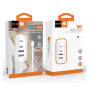 USB - хаб WUW C246 USB-C to 2 USB-A, USB-C, White