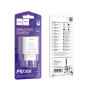 Мережевий зарядний пристрій HOCO C143A PD20W, White