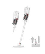 Ручний пилосос Xiaomi Deerma Vacuum Cleaner DEM-DX300 600W з перехідником на EU розетку, White