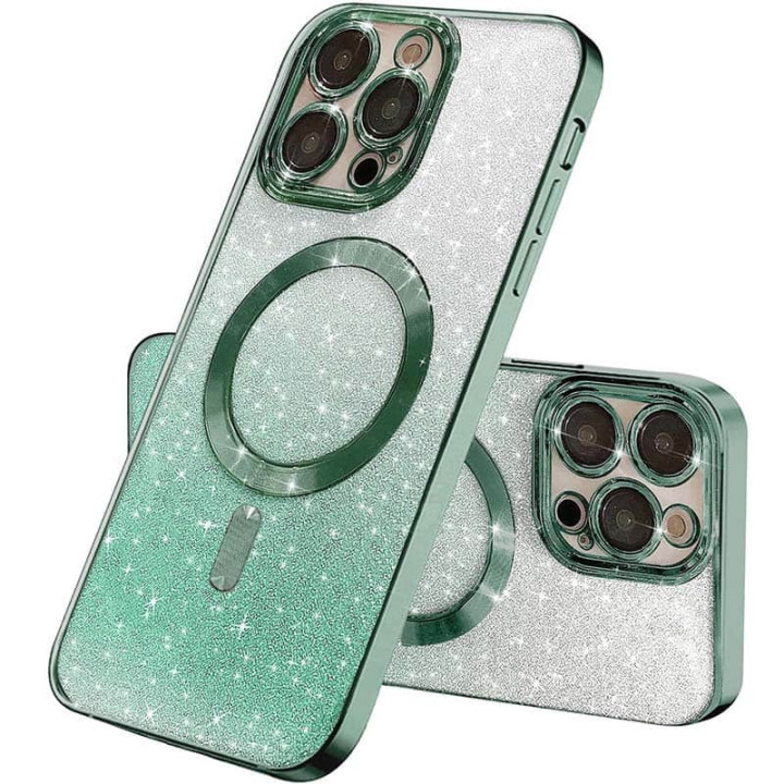 Чехол Cosmic CD Shiny Magnetic для iPhone 15 Pro, Green
