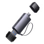 USB-хаб Baseus Lite Series USB-A / Type-C to SD / TF Card Reader, Grey