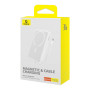 Внешний аккумулятор Power Bank Baseus Magnetic Mini Wireless 10000mAh 30W cable Type-C, Stellar White