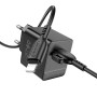 Мережевий зарядний пристрій BOROFONE BAS11A з кабелем Lightning, Black