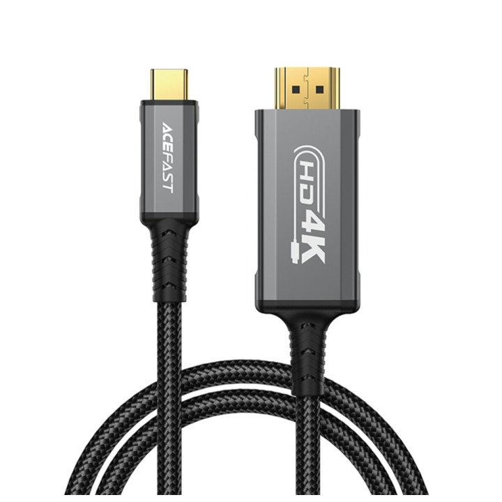 Відео Кабель ACEFAST C1-10 HD video cable Type-C to HDMI, Black