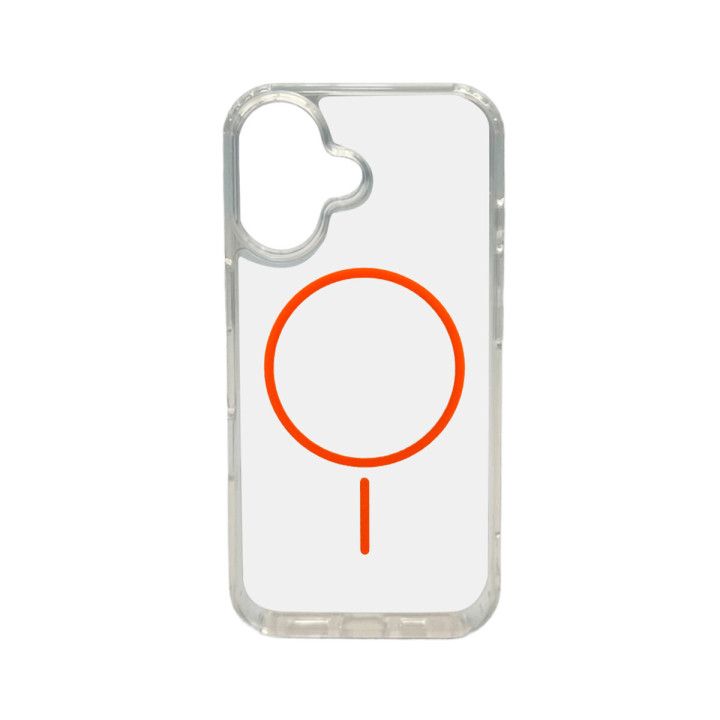 Чохол Cosmic Acrylic Thin Magnetic для iPhone 16, Orange