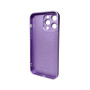 Чехол AG Glass Matt Frame Color для iPhone 15 Pro Max, Light Purple
