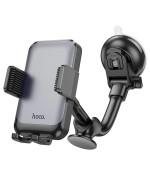Автомобильный держатель для мобильного HOCO H27 Rock push-type car holder, Black gray