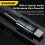 Data-Кабель Essager Sunset Type-C to Type-C 240W 1m, Grey