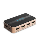Спліттер Vention 1 In 2 Out HDMI Splitter 4K 30Hz, Gold