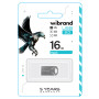 USB - флешка Wibrand USB 2.0 Hawk 16Gb, Silver