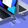 USB-хаб Baseus Lite Series USB-A / Type-C to SD / TF Card Reader, Grey
