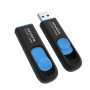 USB флешка Flash Drive A-DATA UV 128 USB 3.2 128Gb, Black / Blue