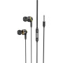 Вакуумные наушники BOROFONE BM90 Miller 3.5мм (mini-Jack) 1.2m, Black