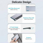 USB - Hab Vention Multi-function Ttpe-C to HDMI / VGA / Type-C Gen 1 / USB 3.0x2 / USB 2.0 / RJ45 / SD / TF / TRRS 3.5mm / PD Docking Station 0.25m